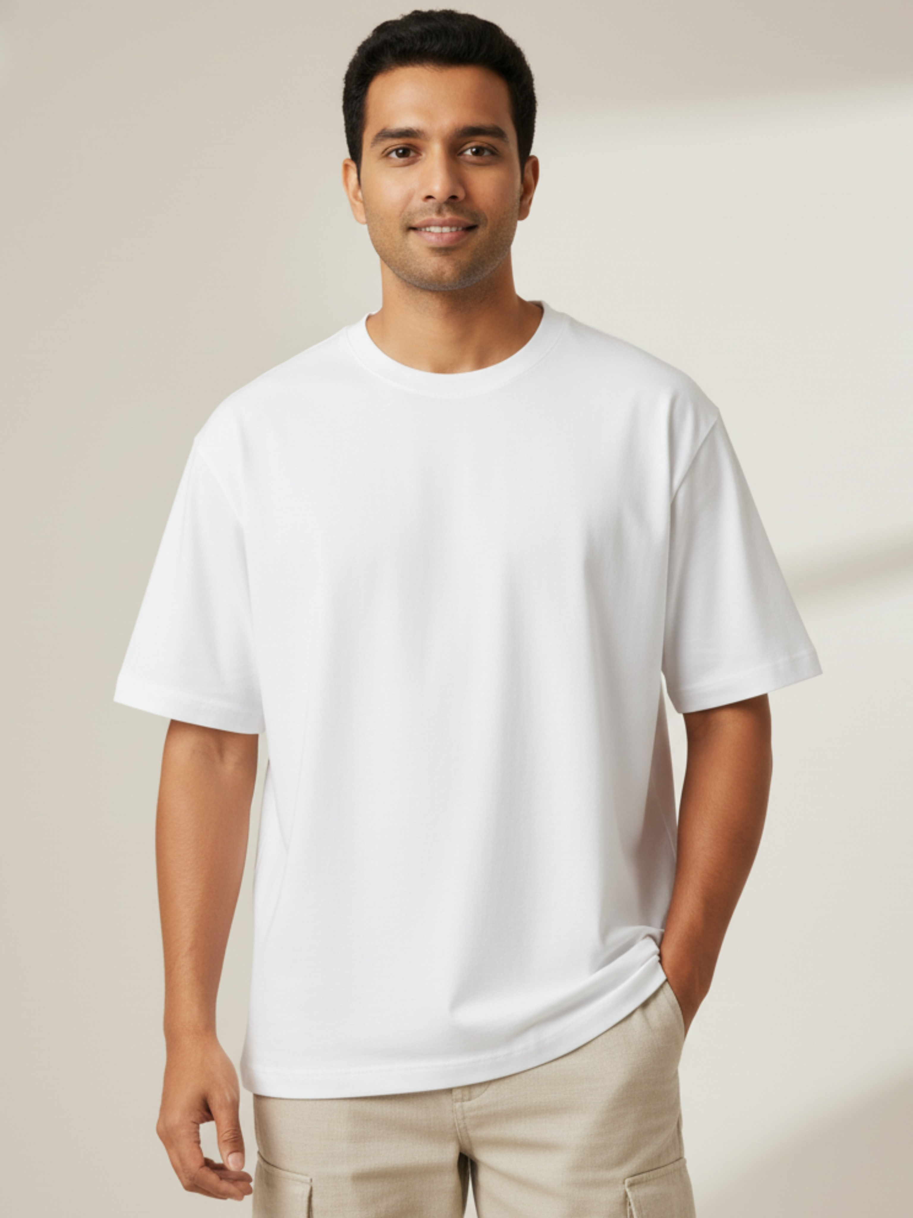 French Terry 240 GSM Oversized Unisex T-Shirt